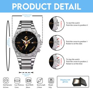 EP Music Gentleman Stainless Steel Watch - HOATT 7829