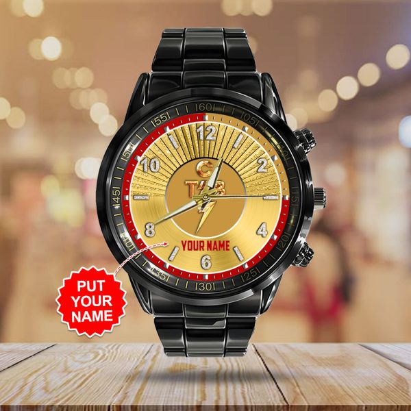 Personalized EP Music Black Stainless Steel Watch - HOATT 7848