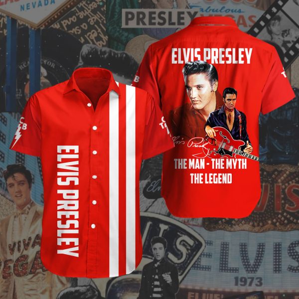 Elvis Presley Short Sleeve Dress Shirt – VANDH 4110