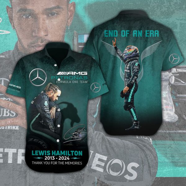 Lewis Hamilton x Mercedes-AMG Petronas F1 Short Sleeve Dress Shirt – MAITM 9534