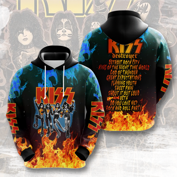 Kiss Band 3D Apparel - GNE 2493