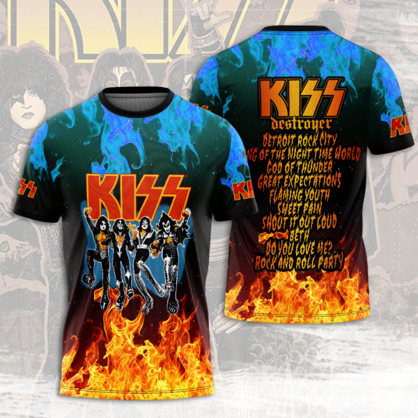 Kiss Band 3D Apparel - GNE 2493