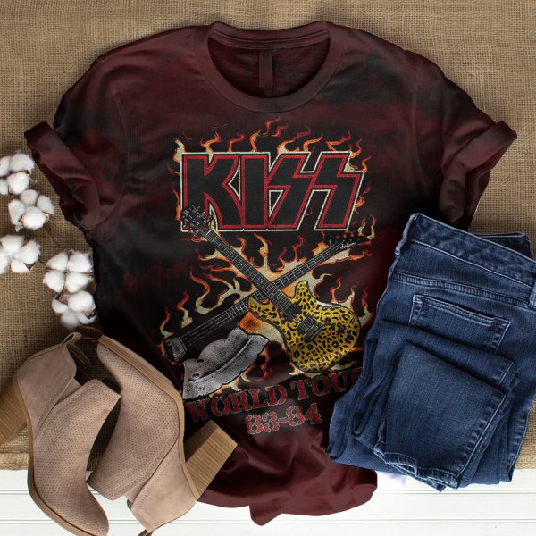 Kiss Band 3D T-Shirt – GNE 2562