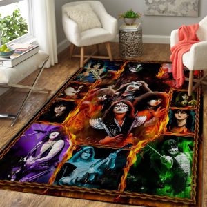 Kiss Band Rectangular Rug - HOATT 7931