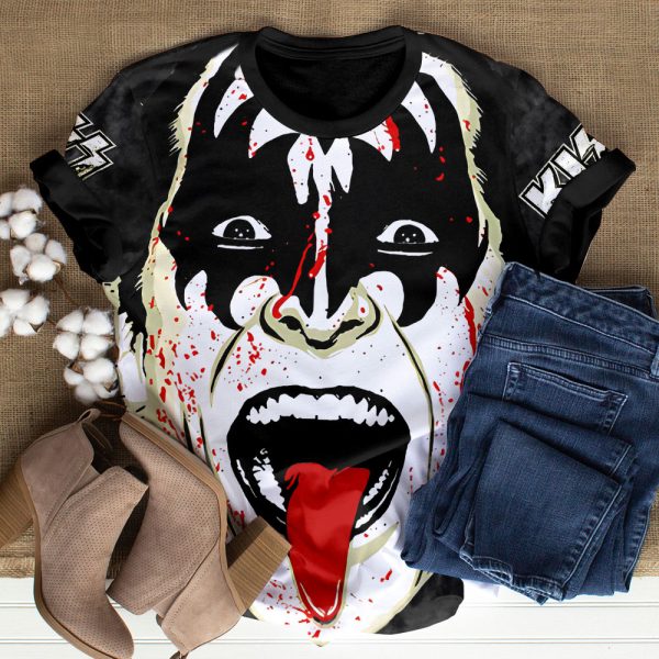 Kiss Band 3D T-Shirt – GNE NEW12