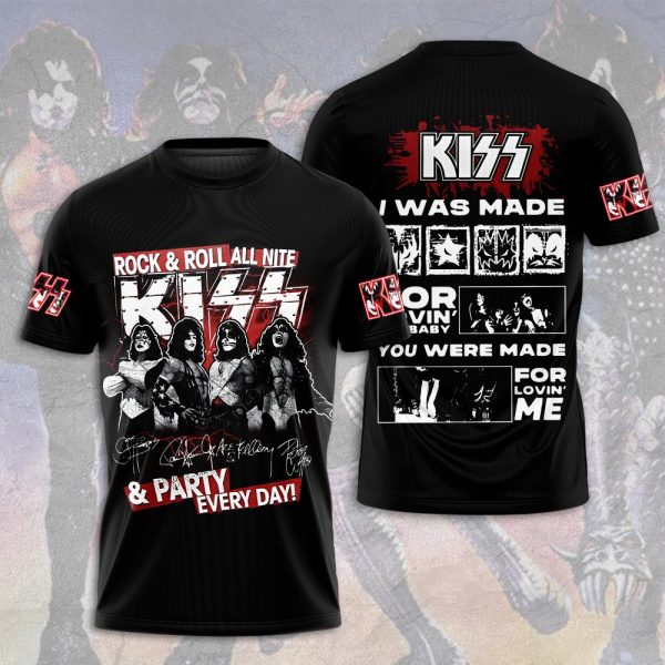 Kiss Band 3D Apparel - GNE 2593