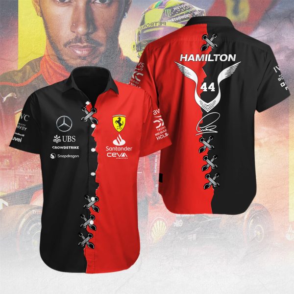 Lewis Hamilton Short Sleeve Dress Shirt – MAITM 9459