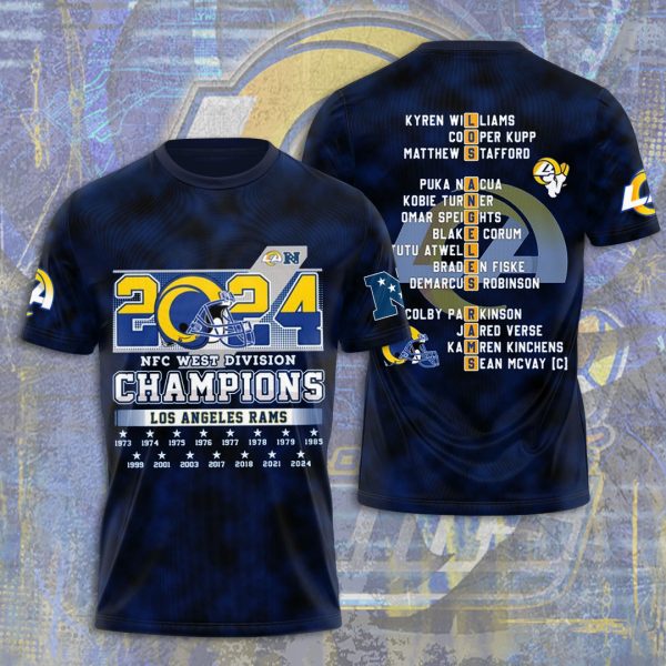 Los Angeles Rams 3D Apparel - MAITM 9468