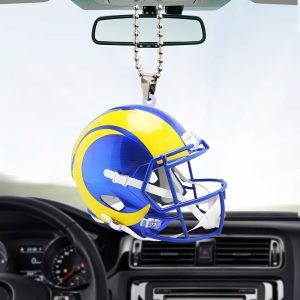 Los Angeles Rams Custom Shape 2-sided Acrylic Car Ornament - TANTN 10500