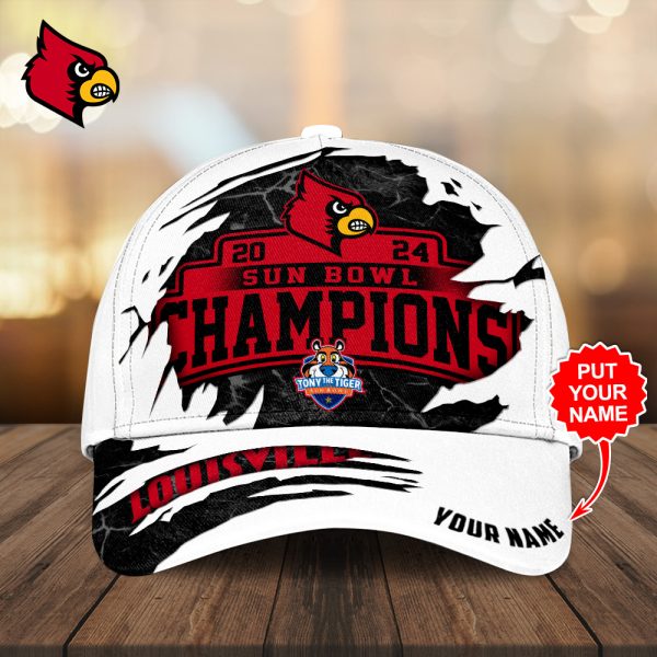 Personalized Louisville Cardinals Football Classic Cap - TANTN 10276