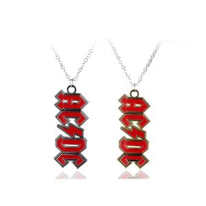 AC/DC Alloy Pendant Necklace - MAITM DROP002