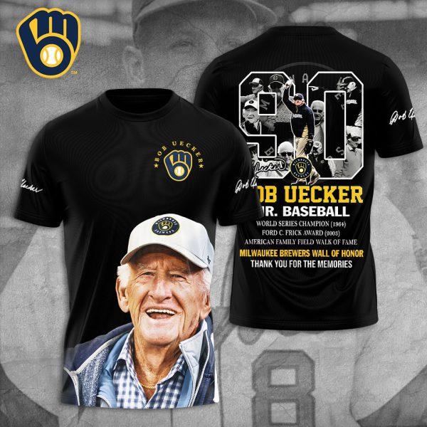 Milwaukee Brewers x Bob Uecker 3D Apparel - TANTN 10558