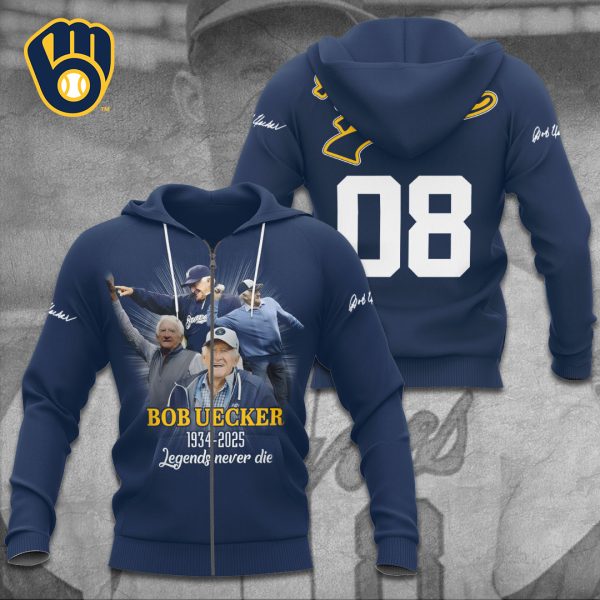 Milwaukee Brewers x Bob Uecker 3D Apparel - TANTN 10559