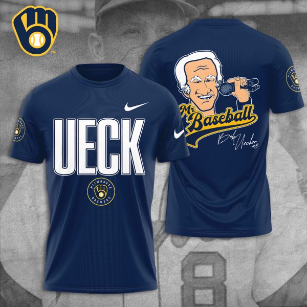 Milwaukee Brewers x Bob Uecker 3D Apparel - TANTN 10563