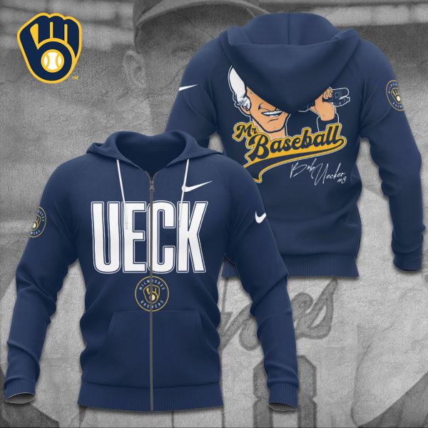 Milwaukee Brewers x Bob Uecker 3D Apparel - TANTN 10563