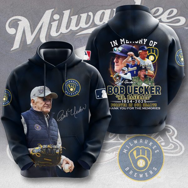 Milwaukee Brewers x Bob Uecker 3D Apparel - MAITM 9645