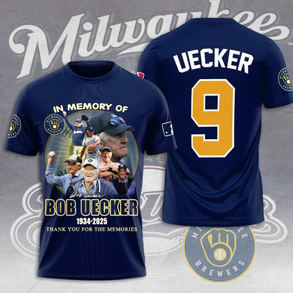 Milwaukee Brewers x Bob Uecker 3D Apparel - MAITM 9644