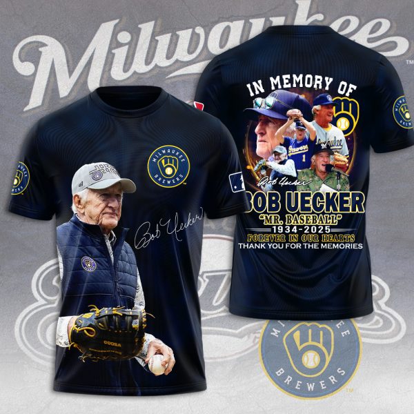 Milwaukee Brewers x Bob Uecker 3D Apparel - MAITM 9645