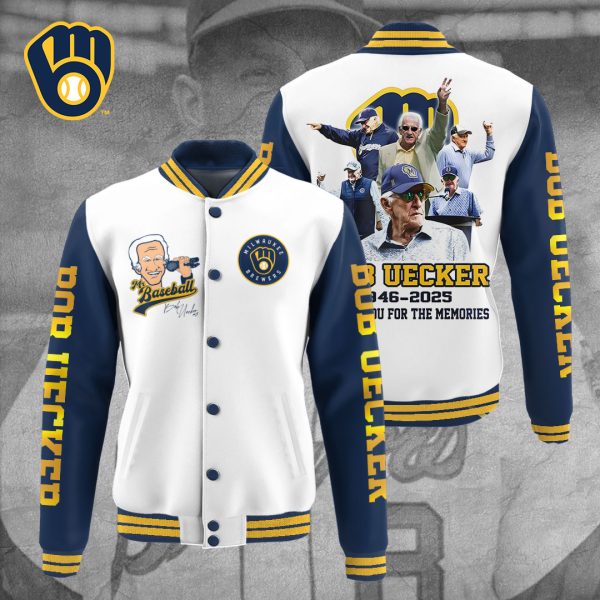 Milwaukee Brewers x Bob Uecker Varsity Jacket - TANTN 10560