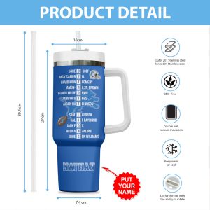 Personalized Detroit Lions 40oz Stanley Tumbler - HOATT 7905