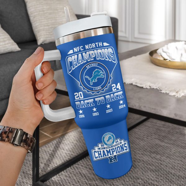 Personalized Detroit Lions 40oz Stanley Tumbler - HOATT 7905