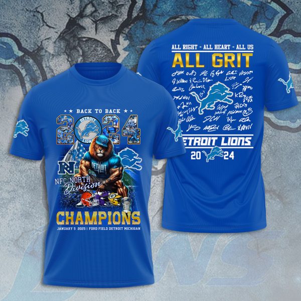 Detroit Lions 3D Apparel - HOATT 7901