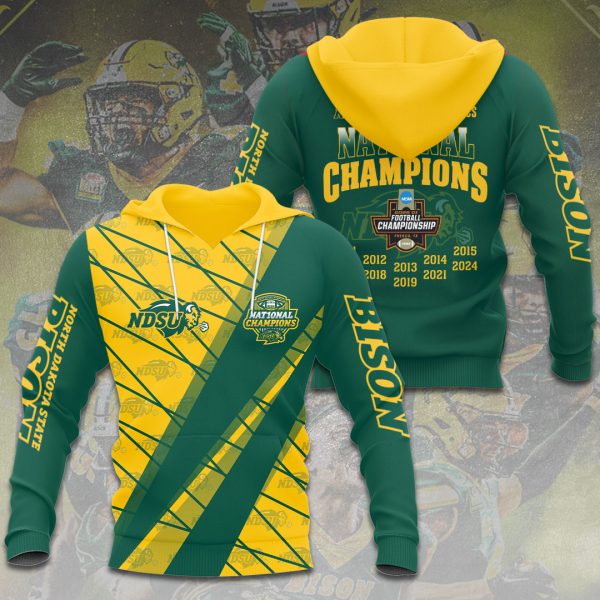 North Dakota State Bison Football 3D Apparel - HOATT 7976