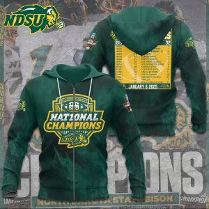 North Dakota State Bison Football 3D Apparel – TANTN 10379