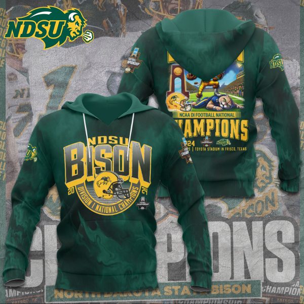 North Dakota State Bison Football 3D Apparel – TANTN 10384