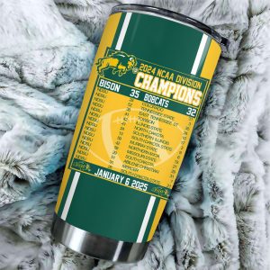 North Dakota State Bison Football Tumbler Cup - TANTN 10382