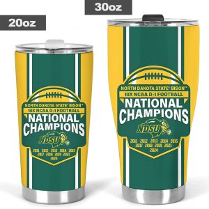 North Dakota State Bison Football Tumbler Cup - TANTN 10382