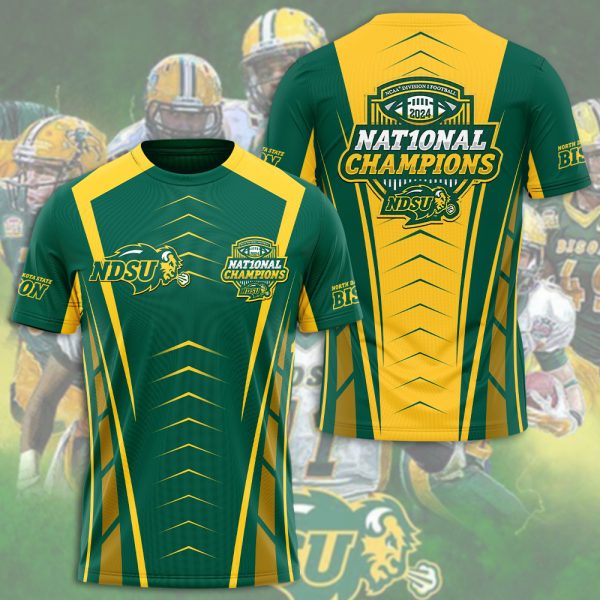 North Dakota State Bison Football 3D Apparel - HOATT 7978