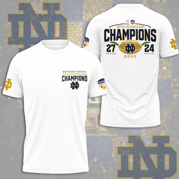 Notre Dame Fighting Irish Football 3D Apparel - MAITM 9559