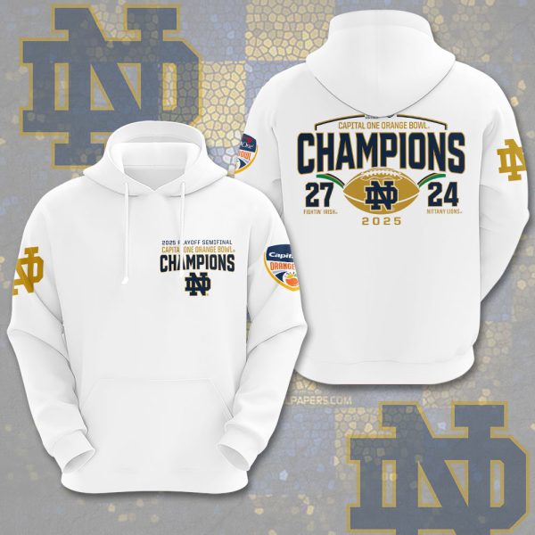 Notre Dame Fighting Irish Football 3D Apparel - MAITM 9559