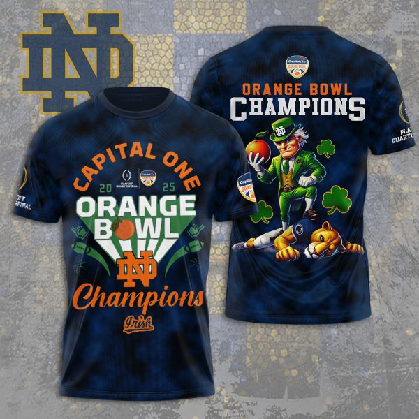 Notre Dame Fighting Irish Football 3D Apparel - MAITM 9577