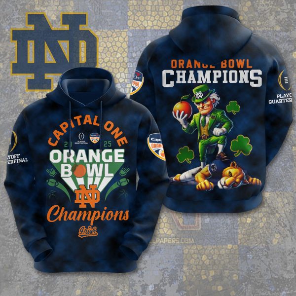 Notre Dame Fighting Irish Football 3D Apparel - MAITM 9577