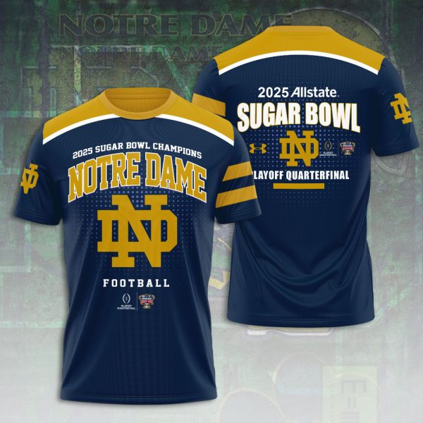 Notre Dame Fighting Irish Football 3D Apparel - VANDH 4121