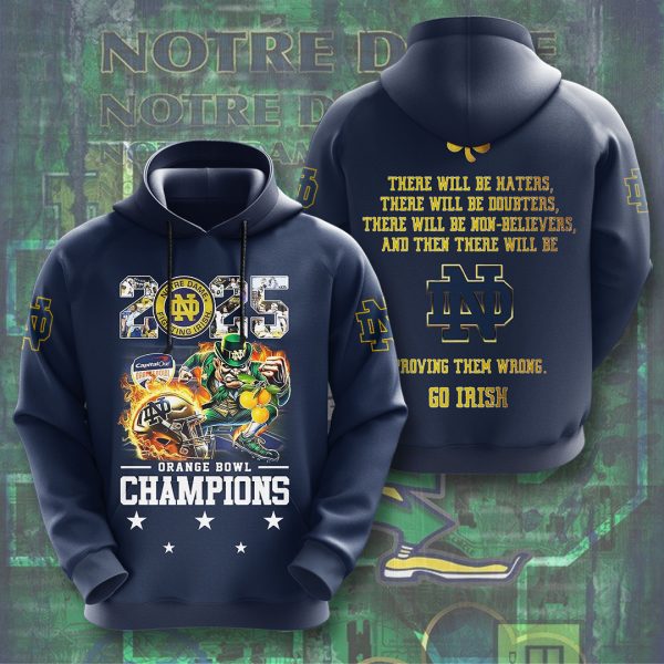 Notre Dame Fighting Irish Football 3D Apparel - VANDH 4157