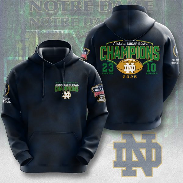 Notre Dame Fighting Irish Football 3D Apparel - MAITM 9440