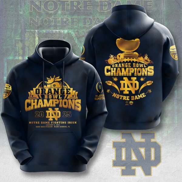 Notre Dame Fighting Irish Football 3D Apparel - MAITM 9578