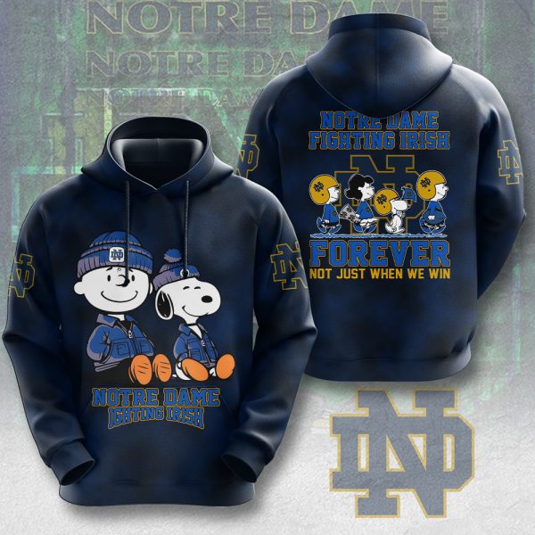 Peanuts x Notre Dame Fighting Irish Football 3D Apparel - MAITM 9604