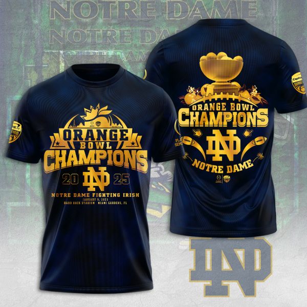 Notre Dame Fighting Irish Football 3D Apparel - MAITM 9578