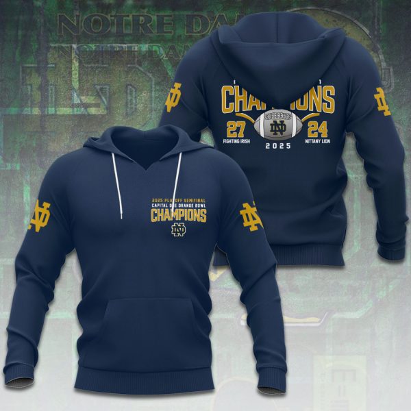 Notre Dame Fighting Irish Football 3D Apparel - HOATT 7960