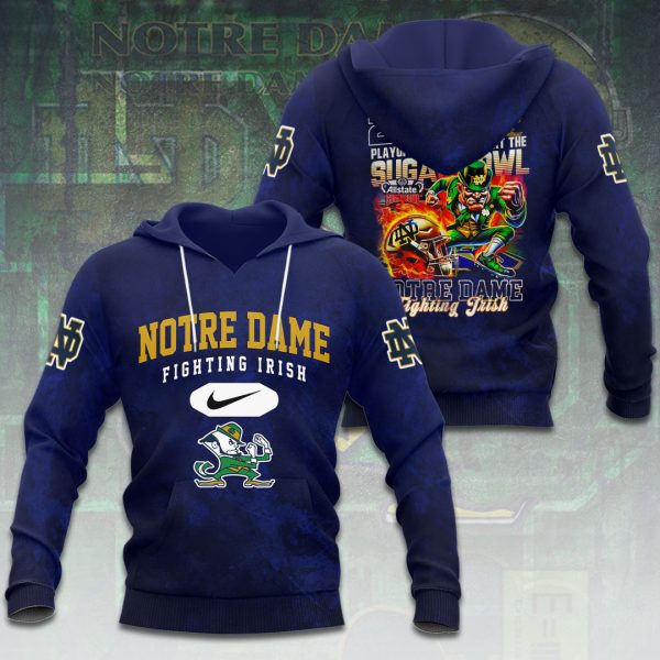 Notre Dame Fighting Irish Football 3D Apparel - VANDH 4118