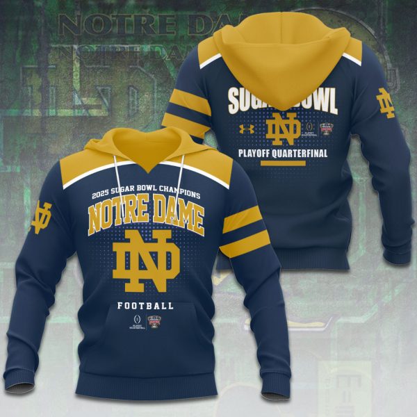 Notre Dame Fighting Irish Football 3D Apparel - VANDH 4121