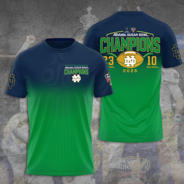 Notre Dame Fighting Irish Football 3D Apparel - TANTN 10290