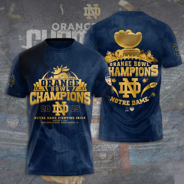 Notre Dame Fighting Irish Football 3D Apparel - TANTN 10435