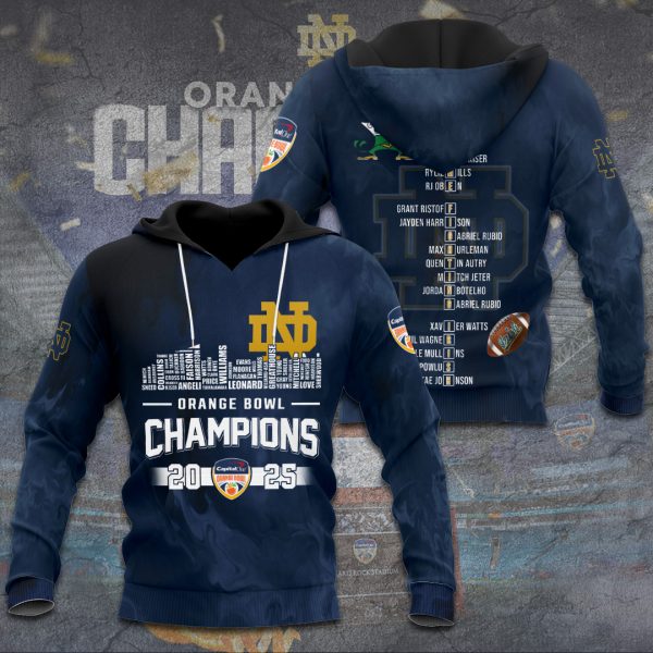 Notre Dame Fighting Irish Football 3D Apparel - TANTN 10440