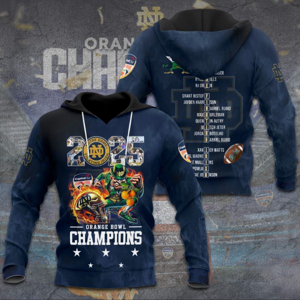 Notre Dame Fighting Irish Football 3D Apparel - TANTN 10442