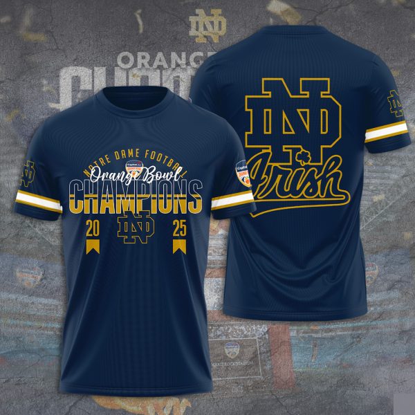 Notre Dame Fighting Irish Football 3D Apparel - TANTN 10445